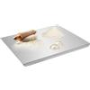 UCFBWO Tagliere in acciaio inox, 30 x 40 cm, per piano di lavoro, cucina, in acciaio inox, con bordo di arresto in acciaio inox, tagliere per carne, verdure, impastare, affettare