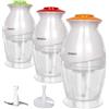 COSE DA CASA Tritatutto elettrico potenza 300w capienza ml 600 lame in acciaio inox utile per tritare sminuzzare verdure carne pesce