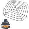 youfengamz Griglia Acciaio Air Fryer, Griglia per Contenitore in Vetro 3,8 Litri,Accessori Lavastoviglie Sicuro Air Fryer Rack Versatile Utilizzo Pratic Adatto per patatine, carne e verdure