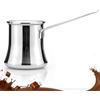 Mestive Caffettiera turca da 720 ml: caffettiera araba in acciaio inox, multifunzione, pratico bollitore turco, per cucina e casa, per burro di latte e miele
