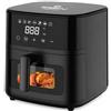 SMART-J Friggitrice ad Aria 5L Easy Nera M807DT | 5 Litri di Capacità, Colore Nero, Modello M807DT, Uso Domestico
