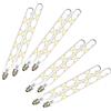 Ruihua 8Pezzi T30-300 Lampadina a filamento LED E27 8W Vetro Pulito Bianco Caldo Tubo Luminoso(Corrisponde a una Lampada Alogena da 70W) 700LM Lampade a Risparmio Energetico,300 mm