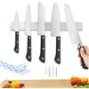 MXTIMWAN Barra Magnetica per Coltelli, MXTIMWAN 40cm Porta Coltelli Magnetico Cucina in Acciaio Inox con 2 Ganci, Barra Magnetica Portacoltelli, Calamita per Coltelli da Cucina per Utensili Cucina, Utensili