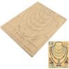 Tomotato Tavole per Perline per La Creazione di Gioielli, Vassoio in Legno per Perline, Tappetino per La Creazione di Gioielli per Bracciali, Collane, Creazioni Fai Da Te, 38x28,5cm