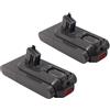 LSJDEFREENM Batteria Da 25,2 V, Compatibile Con Dyson, V11 SV15 SV16 SV17 | Batteria ricaricabile for aspirapolvere SV18 SV22, V11 Absolute V11 Animal V11 Fluffy(2PCS V11 SV15)