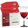 MBVㅤ Confezione da 18 depuratori per vino, accessori per gli amanti del vino, filtro al solfito per rimuovere solfiti e istamina, eliminare mal di testa, ridurre le allergie al vino