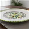 Generico Piatto Piano Decorativo in Ceramica Tunisina, Dipinto a Mano per Portate Eleganti 1401241401 Marocco Turchia Etnico del Mondo