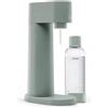 Mysoda: Gasatore Woody in composito di legno rinnovabile con bottiglia in plastica da 1 L Quick-Lock senza BPA (senza bombola di CO2) - Verde salvia (Pigeon)