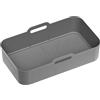 Generic Fodera per friggitrice ad aria in silicone - 32 x 20 x 9 cm Cestello per | alimenti resistente al calore | Vassoio riutilizzabile per da forno, inserto protettivo per accessori antiaderenti