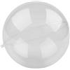 MuchLuckystar Pallina di Natale in plastica trasparente, 10-16 cm, apribile, per fai da te, foto, caramelle, riempimenti, albero di casa, decorazione per feste (14 cm)
