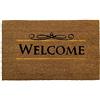 Vivol Zerbino in cocco Welcome, 50 x 80 cm, antiscivolo, antipolvere, efficace rimozione dello sporco