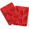 Generic Stampi natalizi in silicone, a forma di gnomo, stampi in silicone per caramelle di Natale, facile rilascio, strumento per la creazione di gelatine, sapone, budini, cupcake, argilla