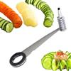 Generic Spiralizer Affetta verdure - Tagliaverdure a 10,8 x 4,3 cm, coltello in acciaio inossidabile | Efficiente strisce per affettare verdure a preparazione efficiente del di design