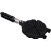 LEEZAD Waffle Maker Pan, 5 mini piastre per waffle multifunzionali a forma di cuore, padella per waffle, padella per colazione per fuochi da campo, fornello a gas, piano cottura