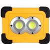 ARTGOS Luci esterne a led Proiettore Solare For Esterni COB LED 50W Batteria Ricaricabile Faretto For Luce Di Inondazione Faretto Da Lavoro Magnetico A LED Con Power Bank Da 6000 MAh per il garage del cortil