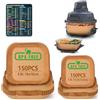 Anhow 300 Pezzi Carta Forno per Friggitrice ad Aria, 16x16cm e 12,5x12,5cm, Carta Forno per Ninja CRISPI FN101EUGY, FN101EUSG, FN101EUST, Food-Grade BPA Free,FDA e LFGB