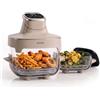 Seeger ClearFry Friggitrice ad aria in vetro - 6 programmi preimpostati | Include Contenitori In Vetro (4,5 L e 2,5) e L e coperch, Senza PFAS, 60°C à 200°C, Panoramica 360°