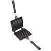 Zjythocyber Stampo per waffle, macchina per waffle quadrata antiaderente con struttura in alluminio pressofuso, padella per waffle di facile utilizzo per il piano cottura, ideale per la