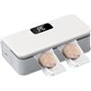 Generic Macchina Sigillatrice a Induzione Magnetica 6 Livelli di Chiusura Magnetica | Per Snack Patatine Cucina per Cucina Viaggio Casa Ristorante Appartamento Dormitorio