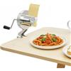 Coniaio Cavatelli Maker Macchina in Lega di Alluminio Maccheroni Maker, Macchina Portatile Manovella Spremiasta per Casa Ristoranti Con Manovella Morsetto Da Tavolo