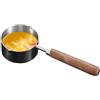 jamgeery Pentola per zuppa in acciaio inox, pentola per la cottura della pasta, scalda burro antiaderente con fondo , pentola per olio, casseruola con manico per bollire sugo di latte e sughi