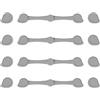 MiOYOOW Fibbie magnetiche in silicone per friggitrice ad aria, 12 pezzi di fibbie magnetiche per carta da forno, set di fibbie magnetiche in silicone per friggitrice ad aria per la cucina