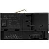 creative cables Creative-Cables Adattatore Stucchi per binario trifase - (Nero, 42 mm x 72 mm, 250 V, 6 A, max 5 kg) - Per sospensione - Con selezione circuiti di fase