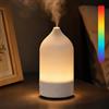Focenat Diffusore Oli Essenziali 200ml, Umidificatore Ambiente Ultrasuoni con LED | Diffusore di Aromi con Luce LED 7 Colori, Umidificatore Ultrasuoni Silenzioso, Spegnimento Automatico, per casa ufficio yoga