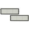 vhbw 2x Filtro HEPA con telaio compatibile con Xiaomi S20+ robot aspirapolvere - filtro aria, 15x5x1,4 cm