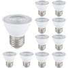 Rysa Light Par16 - Lampadina a LED a collo corto, dimmerabile in 10 gruppi, 5 W, 500 lm, proiettore LED (equivalente a una lampadina alogena da 50 W) faretto da incasso lampada da terra, E27 (caldo