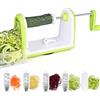 Gaethra Spiralizzatore di Verdure Taglia Verdure a Spaghetti 4 In 1 Affettatrice a Spirale Manuale Tagliaverdure Julienne Spaghetti Zucchine Attrezzo Spaghetti di Zucchine Attrezzo per Verdure Cetrioli Carote