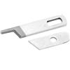 Tbest Er Parts, Coltello per Singer 14Hd854, Babylock 5380E Serger Blades, Singer Cuchillas Coltello Tagliacuci Multifunzione Tagliacuci Domestico Set di Coltelli Superiore e