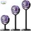 Wenbones Ventilatore circolatore d'aria silenzioso e potente, 5 velocità | Moteur DC bas bruit, batterie, inclinaison manuelle, pied démontable 2 sections. Parfait chambre, bureau, camping, silencieux
