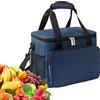Générique Grande borsa termica - 15 l isolamento termico | riutilizzabile impermeabile trasporto cibo caldo/freddo, viaggio, pic-nic, campeggio, spiaggia, deposito portatile, facile da trasportare