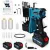 SIGOMAY Cucitrice per Sacchi a Batteria Brushless, Macchina da Cucire Portatile Compatibile con Batteria Makita 18V, Sigillatrice Elettrica per Sacchetti Tessuti e Iuta, Incluse 2x4.0Ah Batterie