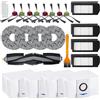 YQXCMR 23 Pezzi Kit Accessori per Ecovacs Deebot X1 Omni / X1 e Omni / X1 Turbo, Ricambi per Robot Aspirapolvere Lavapavimenti per Ecovacs con Spazzole, Filtri, Panni e Sacchetti