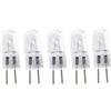 UGEFKMQ Capsula Lampadine Alogene 220V 20W Lampadina Alogena GU5.3 Base a doppio ago Bianco Caldo 2700K Dimmerabile,150 W,5 Pezzi
