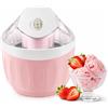 Generico Mini Gelatiera Portatile, Mini Macchina per Gelato，#D | Gelatiera Personale da 500 ml, Macchina One Touch per Gelato, Sorbetto e Yogurt Gelato Pronti in 15 Minuti