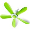 Xdyyjrasa Ventilatore sospeso USB con 5 pale morbide e telecomando - Ventilatore da soffitto portatile Ventilatori silenziosi per camera da letto Tenda Dormitorio Home Office, 16, 5 pollici