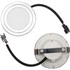 Fuyouderen Lampadina LED per cappa aspirante, 12 V, 2 pezzi faretti LED da incasso | Modulo Illuminazione Cappa Ø6,8 cm, 1,5 W, 6500 K, connettore a 2 pin, anti-inversione, cavo 12,5 cm, luce bianca fredda