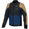 Alpinestars Giubbotto Moto Estivo Alpinestars ST-2 AIR Blu Scuro Khaki N