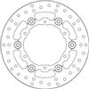 Brembo Disco Freno Moto Flottante Posteriore Brembo Serie Oro 240 m