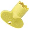 nextradeitalia 10PZ CHIAVE AERATORE CACHE HONEYCOMB TT NEOPERL PLASTICA GIALLA M16.5X1
