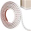 Generico Molding Trim - 5 Meter Roll | ABS Resin - Peel And Stick Decorative Trim Molding, Flexible Waterproof Border Strip For Walls, Ceilings, Cabinets And Furniture Edges