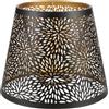 FOYTOKI Paralume in Metallo Ferro a Rete, Forma Diamante E27, Nero | Design Decorativo per Luce D'ambiente, Uso Domestico e Comodino, 1 Pezzo Manuale e Ferramenta
