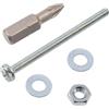AERZETIX Kit fissaggio M3x40 mm / 50 viti metalliche / 50 dadi esagonali / 100 rondelle piatte / 1 utensile 1/4 PZ1
