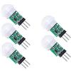 TECNOIOT 5pcs Am312-Sensor Pyroelectric Automatic Detector Motion Mini Infrared IR AM312