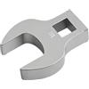 yanwuwa Chiave a cricchetto di ricambio testa 1 cm, 18 mm | Accessorio aperto in acciaio legato per lavori di manutenzione del garage quotidiani