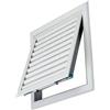 Generic Botola Ispezione Pannello Di Accesso Per Ventilazione Di Soffitta Con Rete In Maglia Griglia Di Ventilazione A Lamelle Per Parete E Soffitto Sportello Di Ispezione(30x40cm/12x16in)