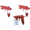 Generico SET 3 PEZZI IMPUGNATURA PISTOLA EROGATRICE PER TUTTI I TIPI DI BOMBOLETTE SPRAY da 400/500/600ml MADE IN ITALY